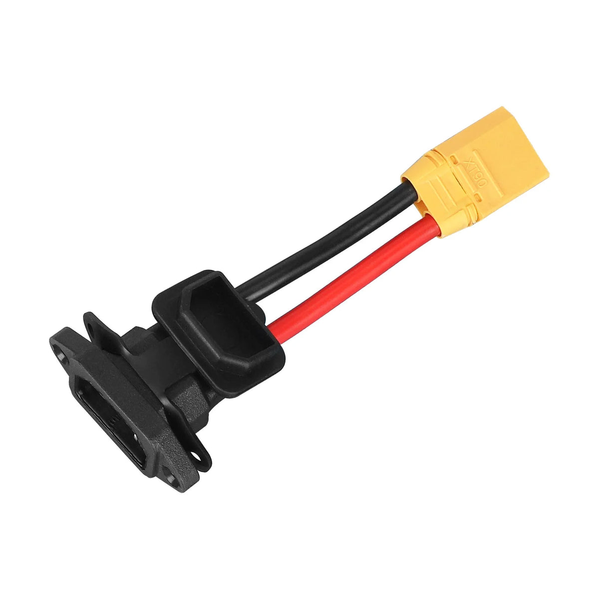 Câble Adaptateur XT90 Mâle vers Prise C14 3 Broches 10 cm, vue 4