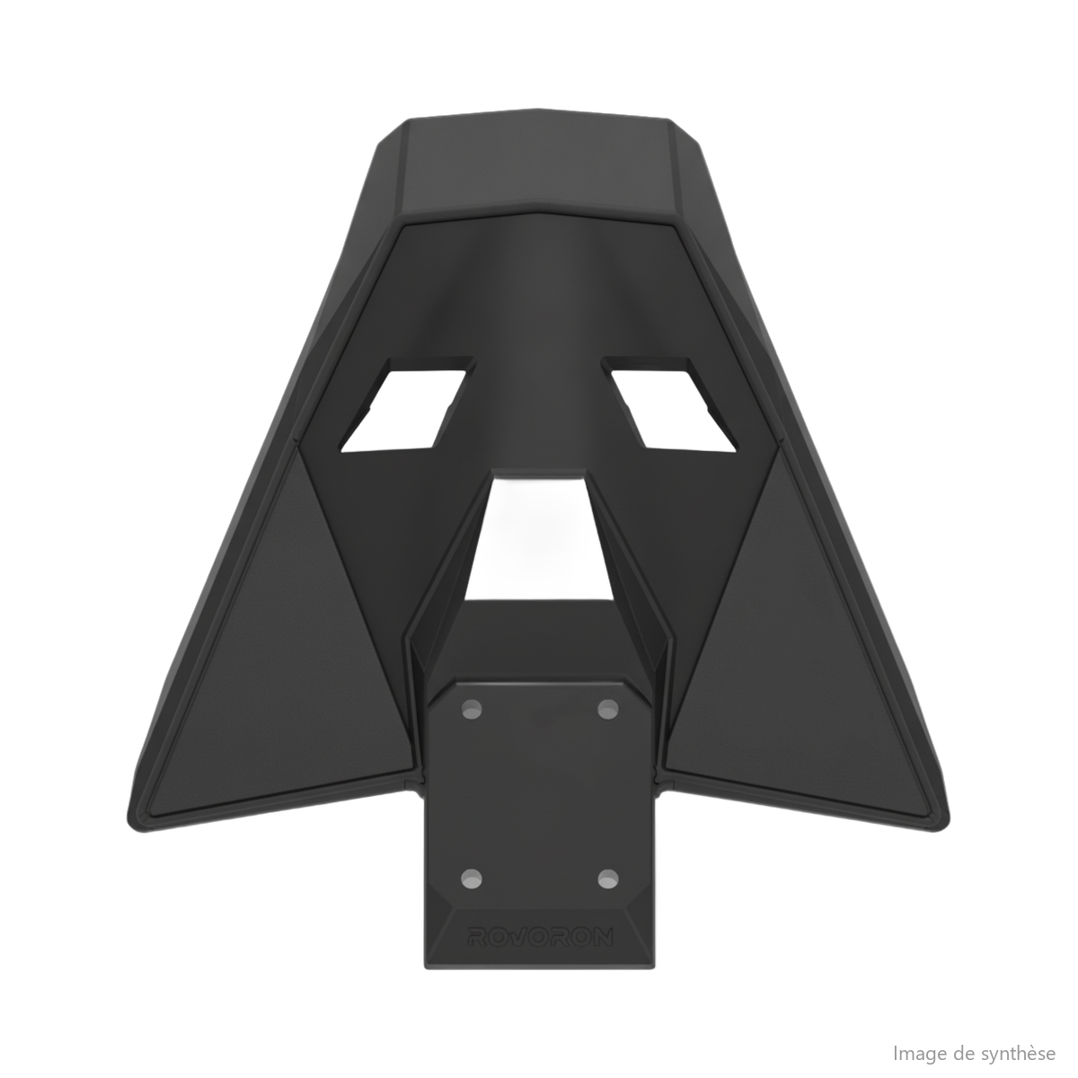 Dessin d'un aileron arrière pour trottinette électrique Rovoron S7