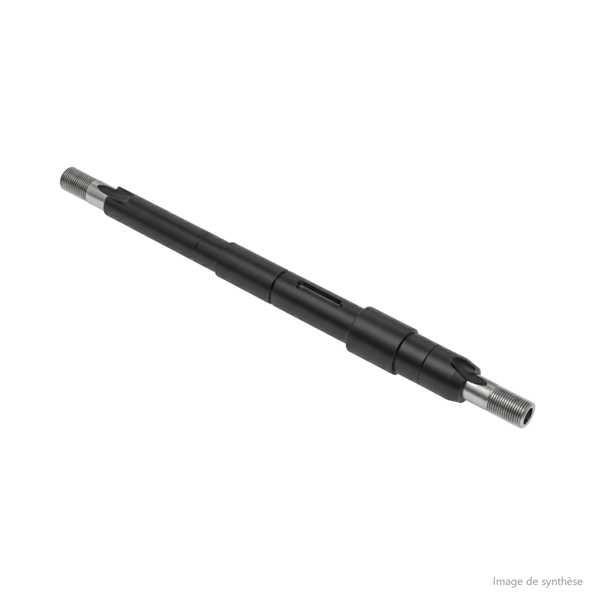 Schéma technique d'un axe de moteur pour trottinette électrique Dualtron