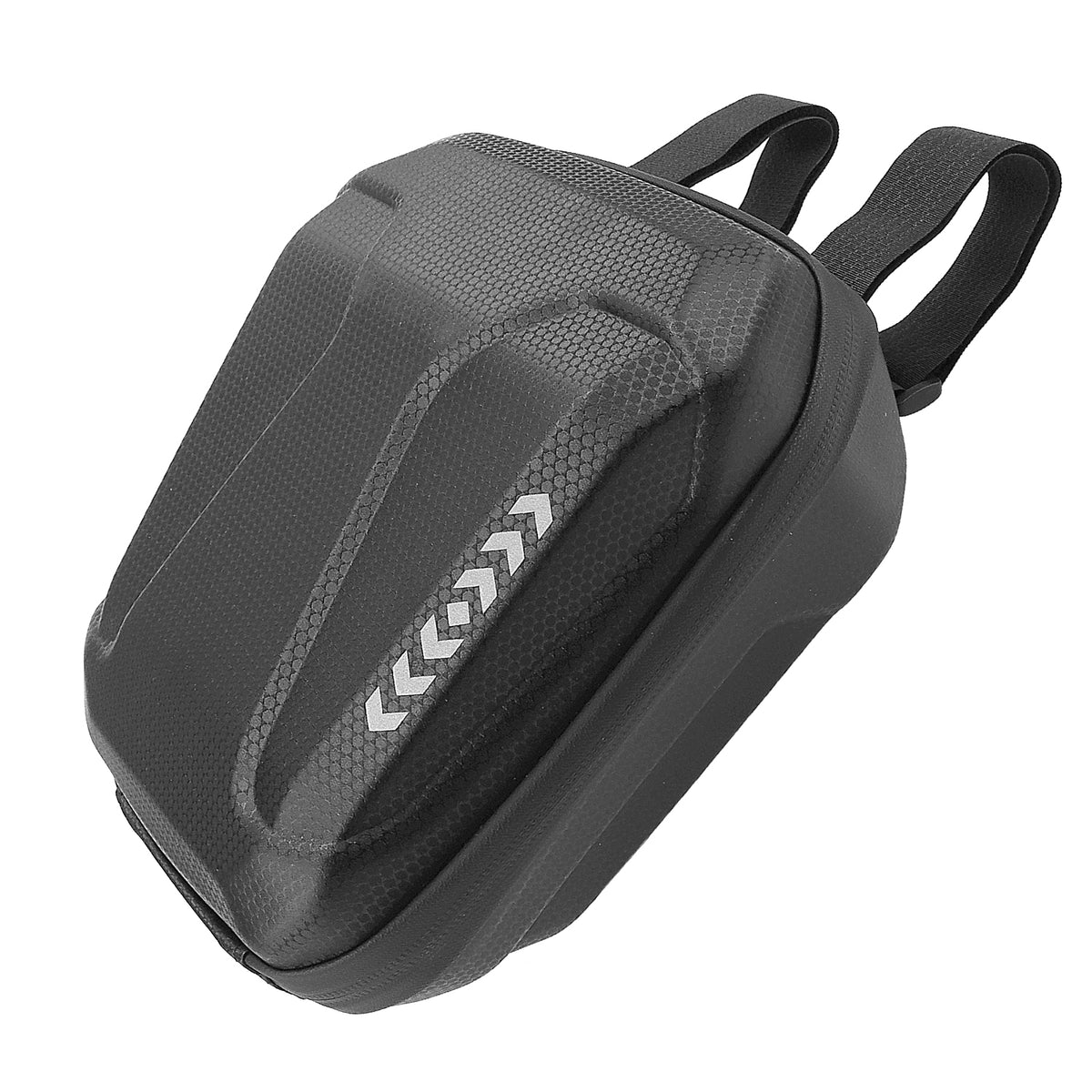 Sacoche rigide noire de 2,5 litres pour guidon de trottinette électrique et vélo