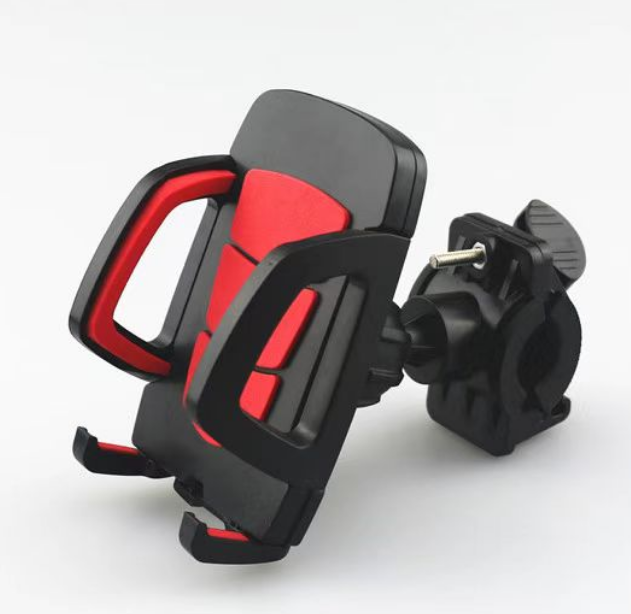 Support Téléphone Plastique Rotatif 360° Rouge