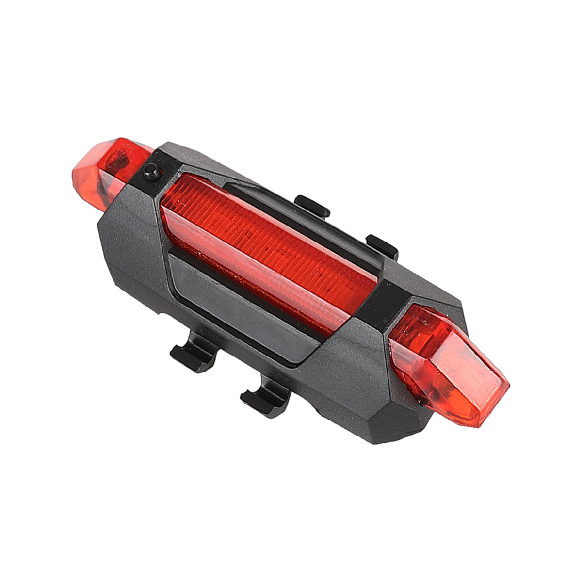 Feu arrière LED rouge rechargeable via USB pour trottinette et vélo