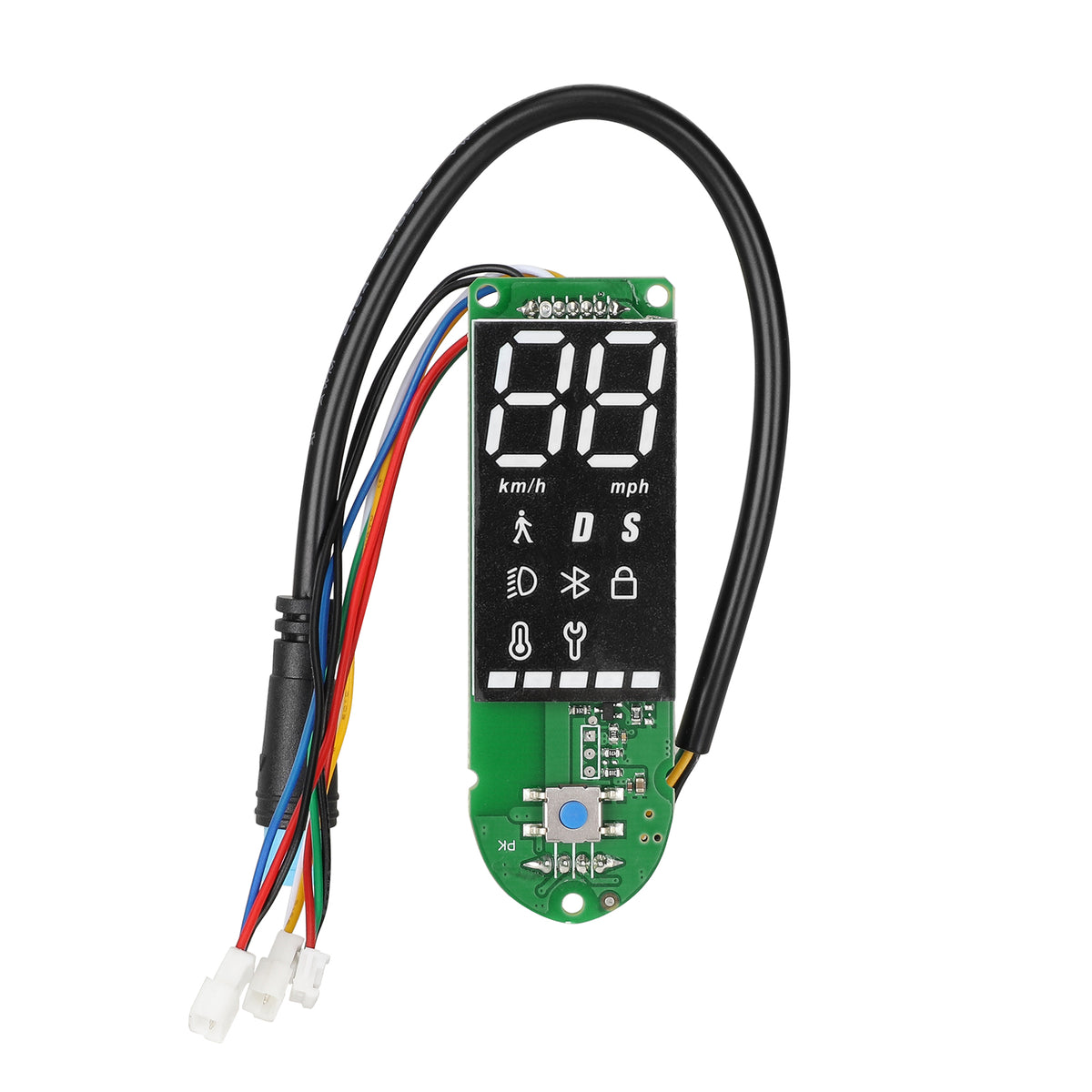 Carte d'afficheur Bluetooth avec écran LED et câbles de connexion