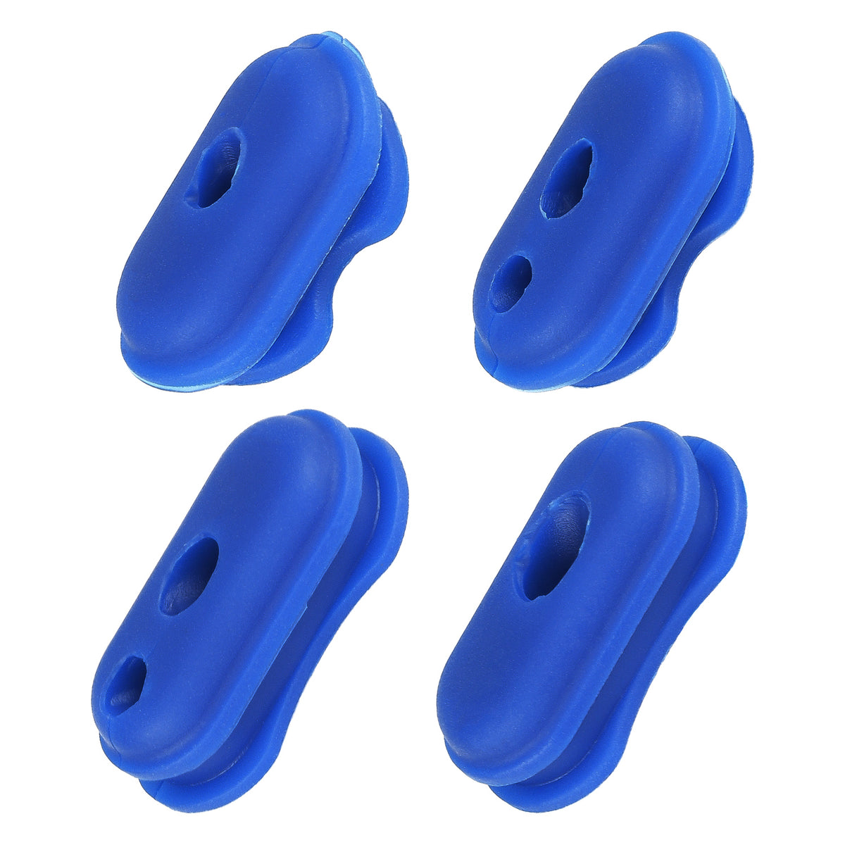 Kit 4 Protections en Silicone pour Câble et Port de Charge Bleu, vue 4