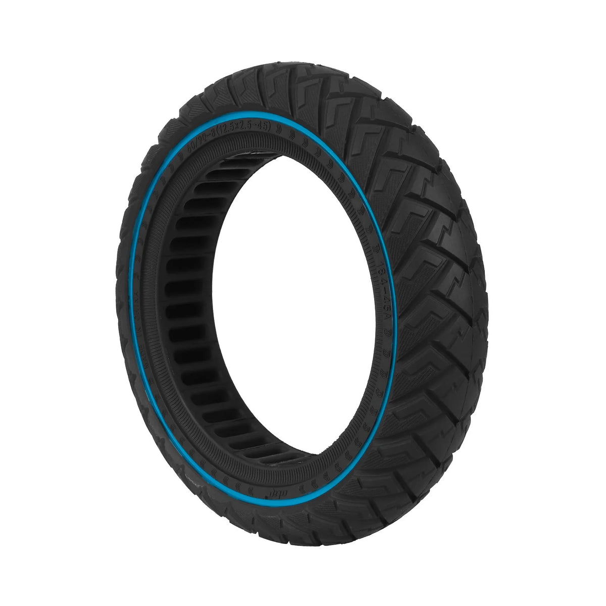 Pneu Plein Tout-Terrain 12 Pouces (60/90-8 - 12,5x2,5-45) Bleu