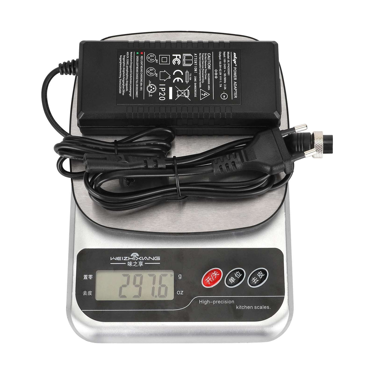 Chargeur 42V 1,7A Connecteur GX16 3 Broches Prise EU, vue 5