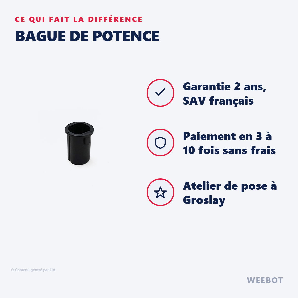 Bague de Potence : les points forts