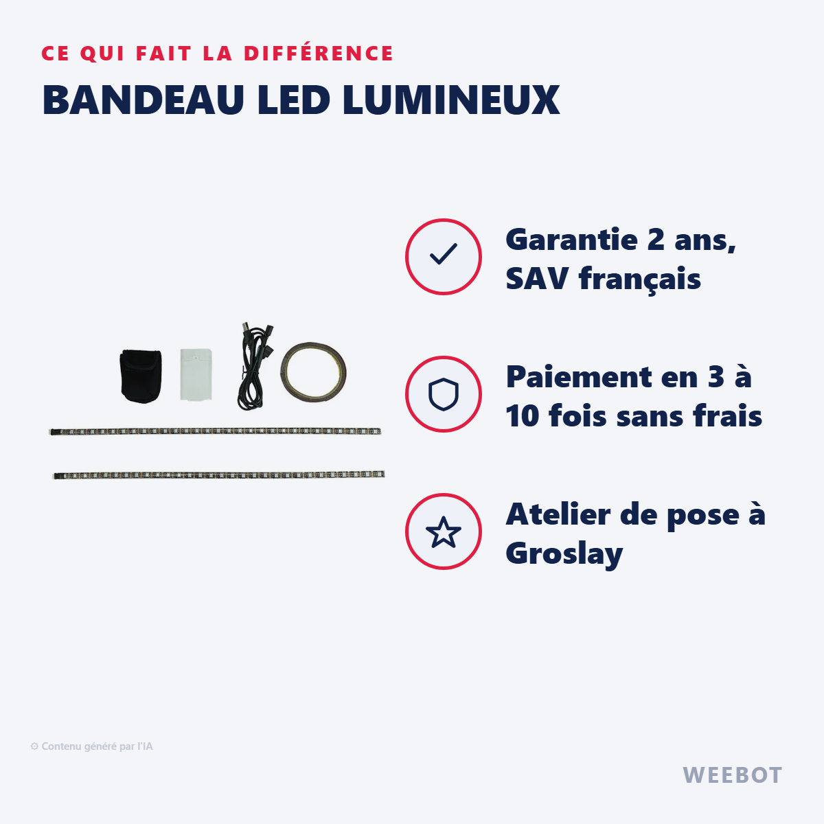 Bandeau LED Lumineux : les points forts