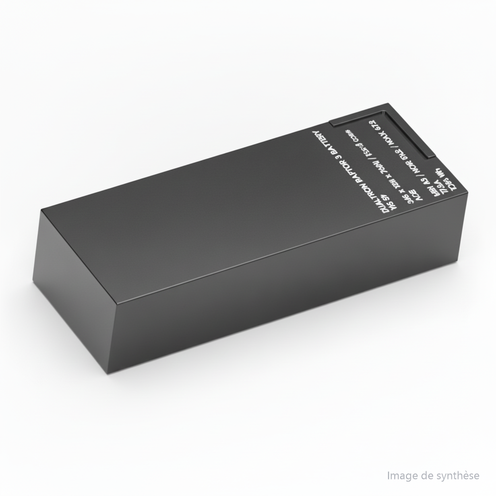 Batterie LG21700 72V 45Ah, vue 3