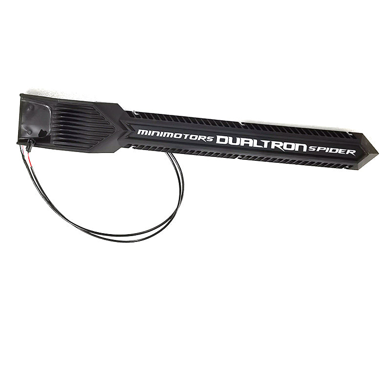 Carénage latéral gauche noir assemblé avec câbles pour Dualtron Spider 2