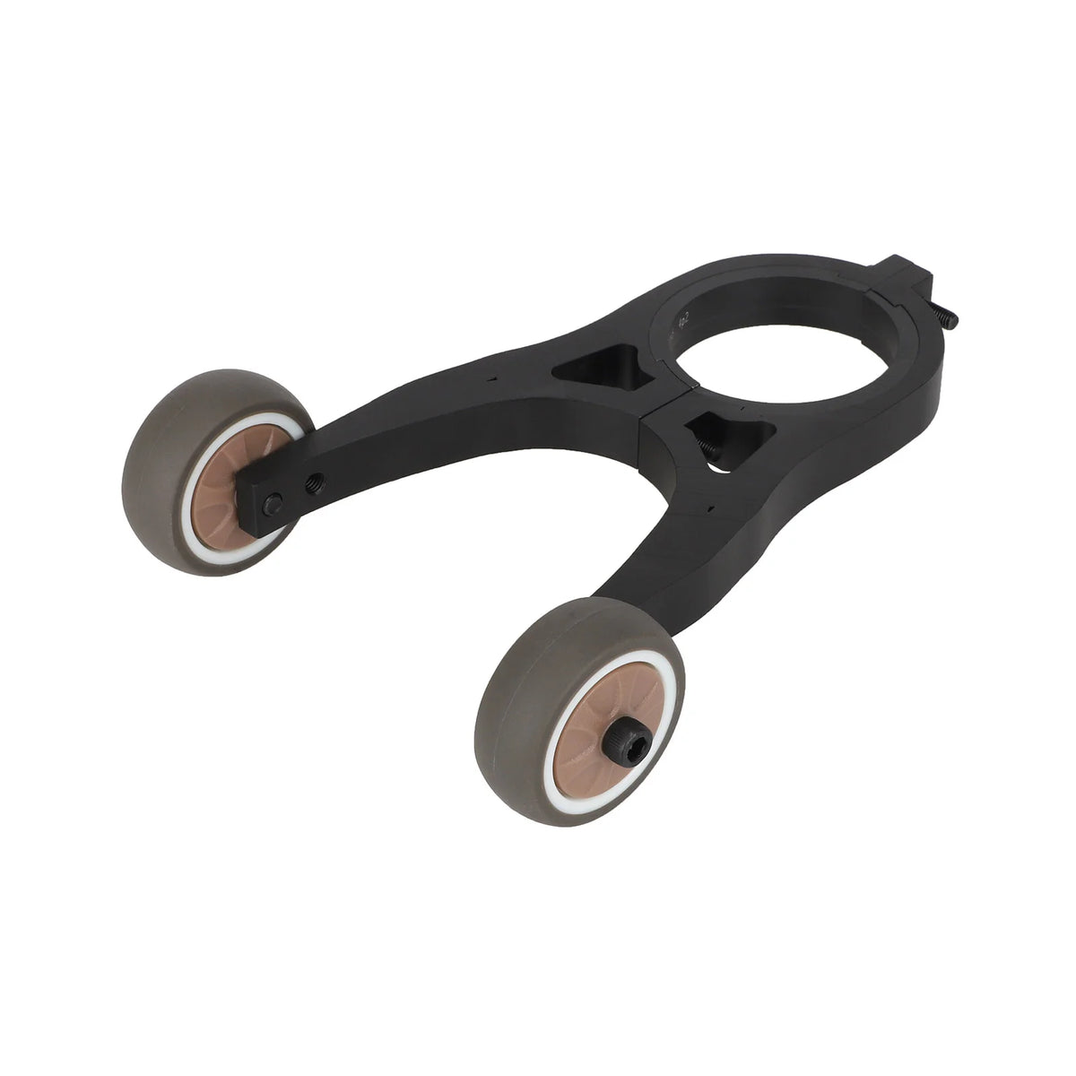 Support Roulettes Auxiliaires Pliage Noir, vue 3