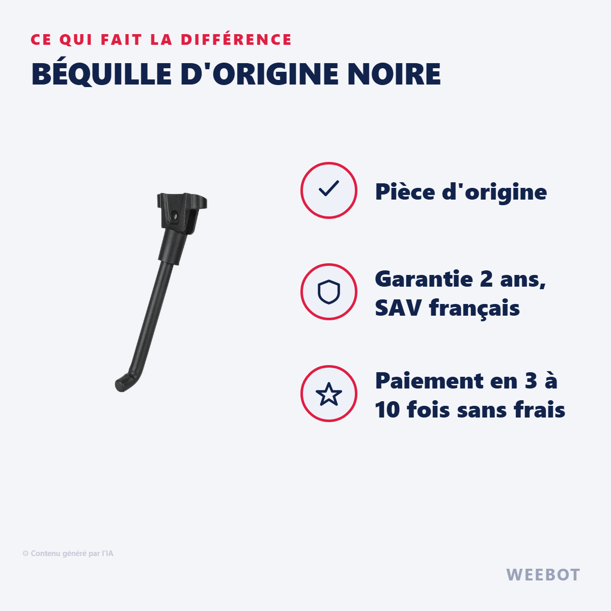 Béquille d'Origine Noire : les points forts