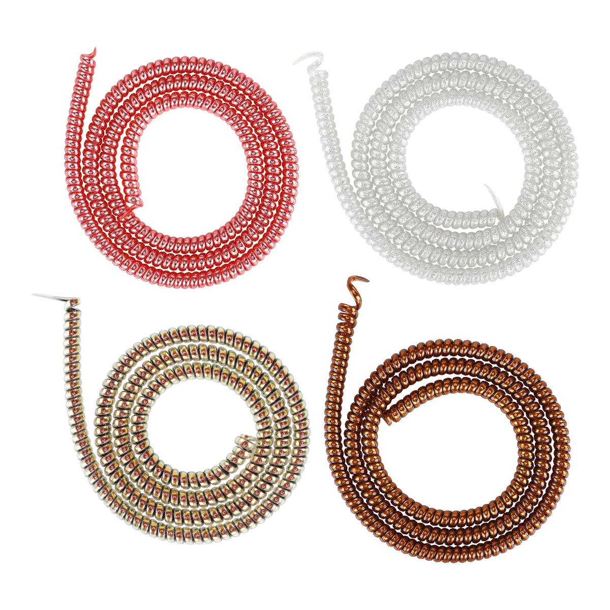 Gaine de Protection Câble Spirale 6mm 1M Or, vue 3