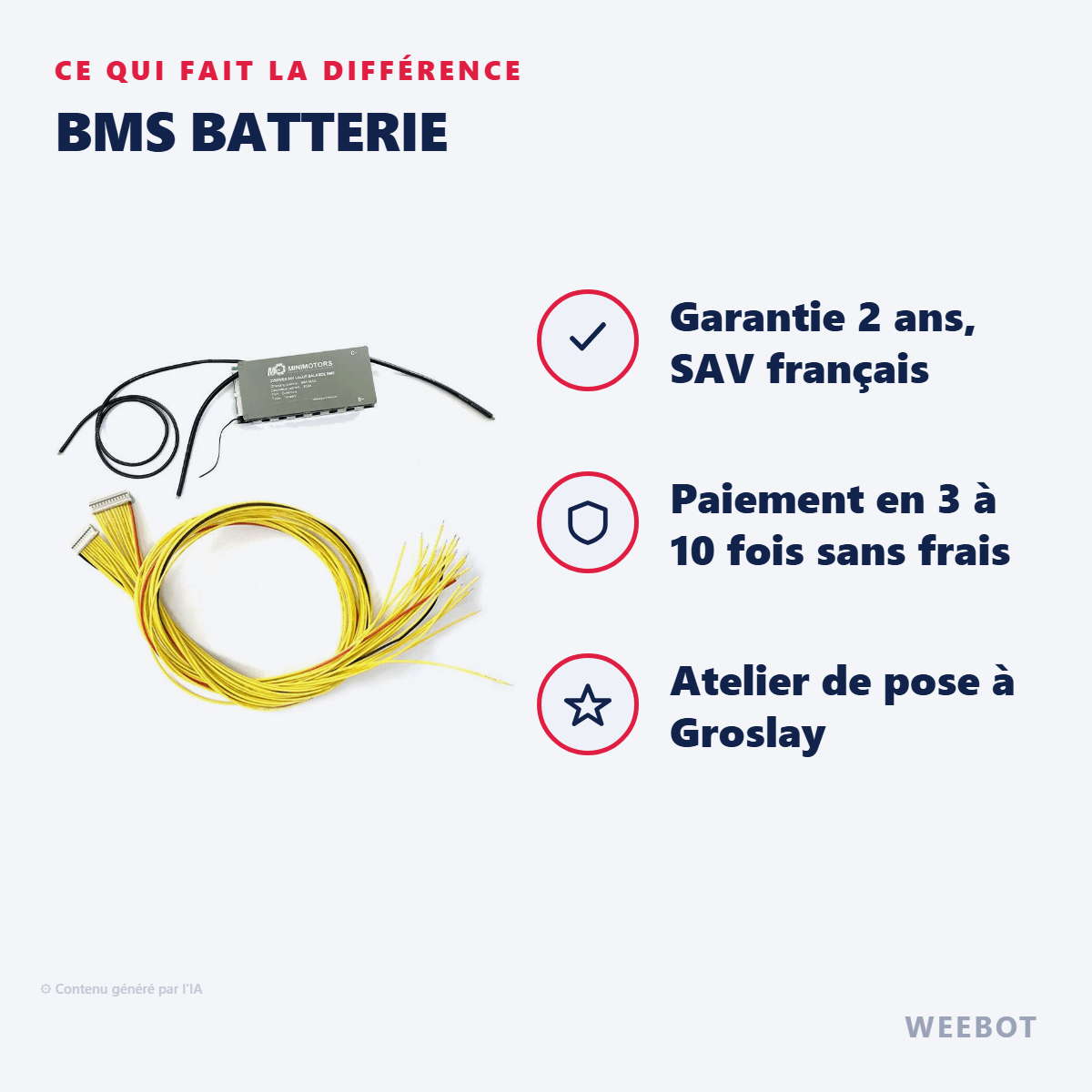 BMS Batterie pour Trottinette Électrique Dualtron Togo Limited - Weebot