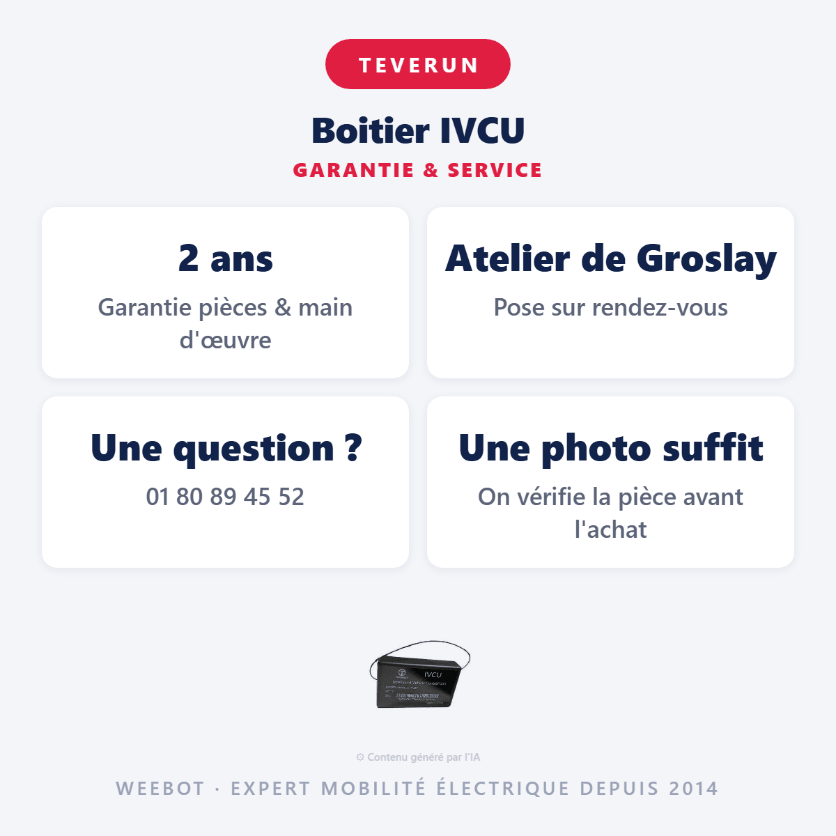 Boitier IVCU pour Trottinette Electrique Teverun Fighter 10 et 10+ - Weebot