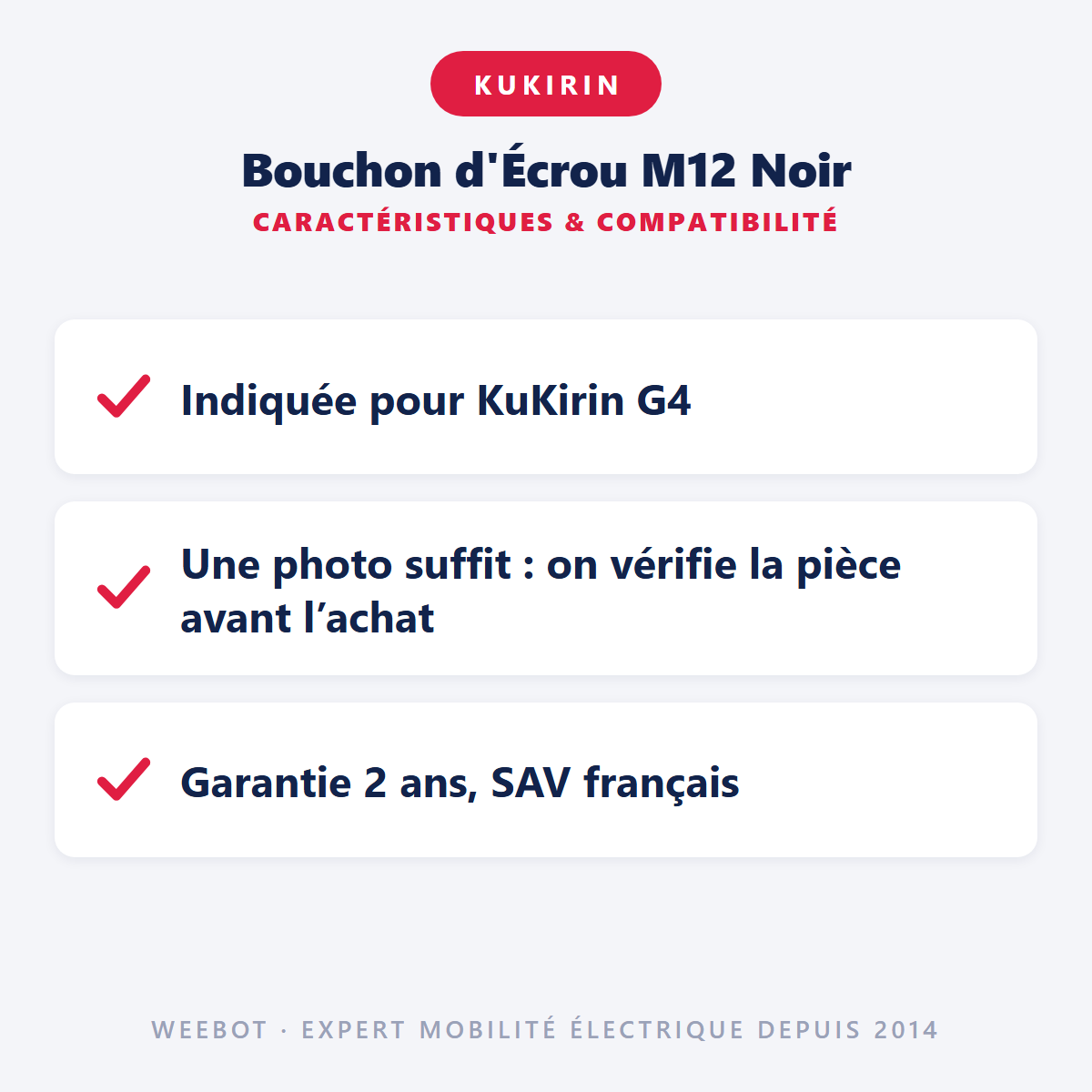 Bouchon d'Écrou M12 Noir : caractéristiques et compatibilité