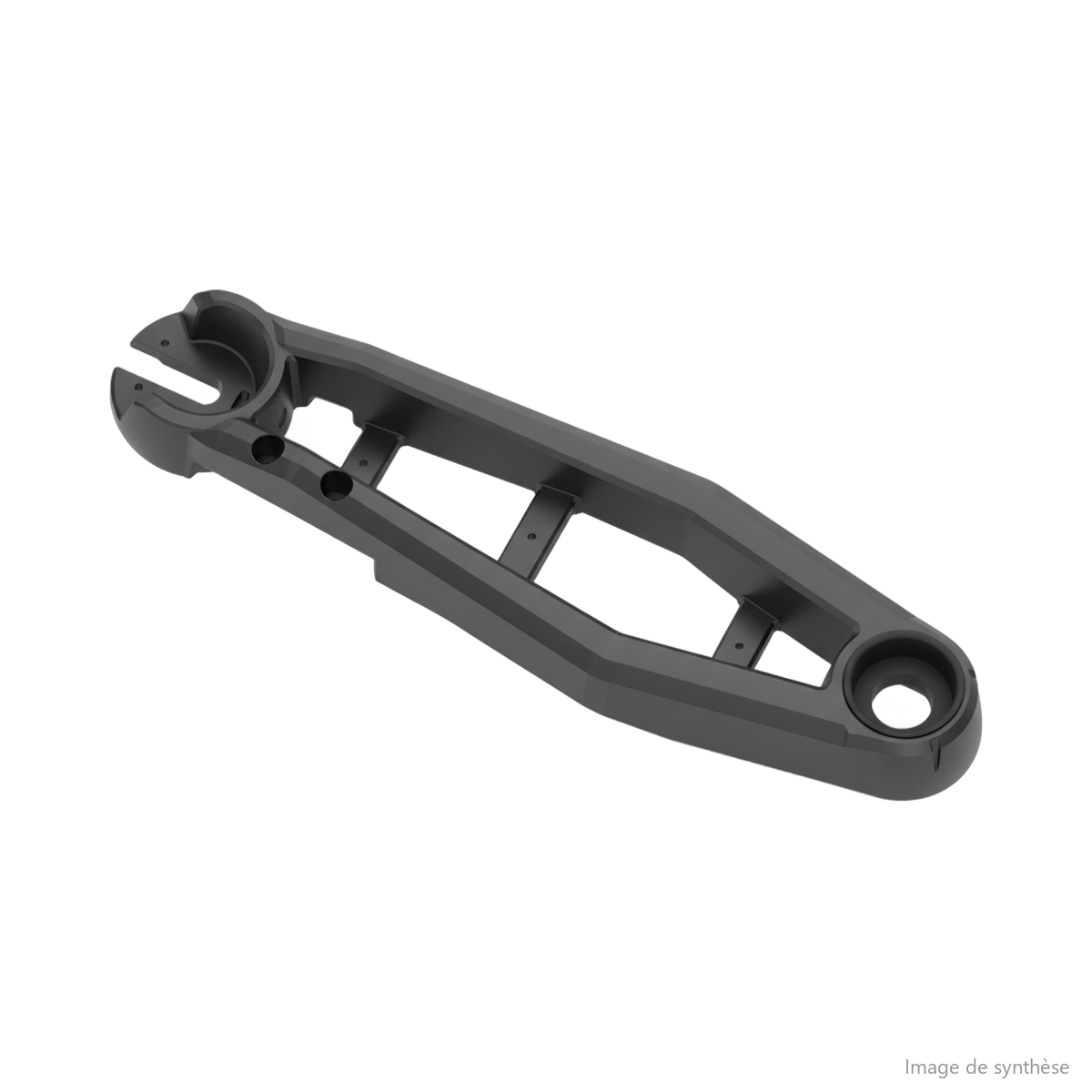 Schéma d'un bras de suspension arrière gauche pour trottinette électrique Dualtron City