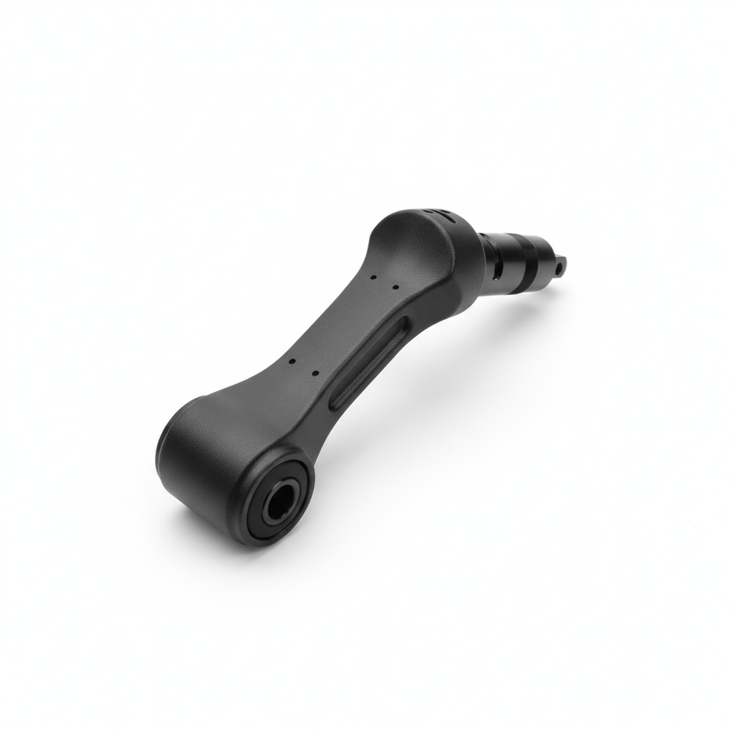 bras de suspension noir avec trou pour cable de phare avec 2 ecrous pour trottinette electrique dualtron achil