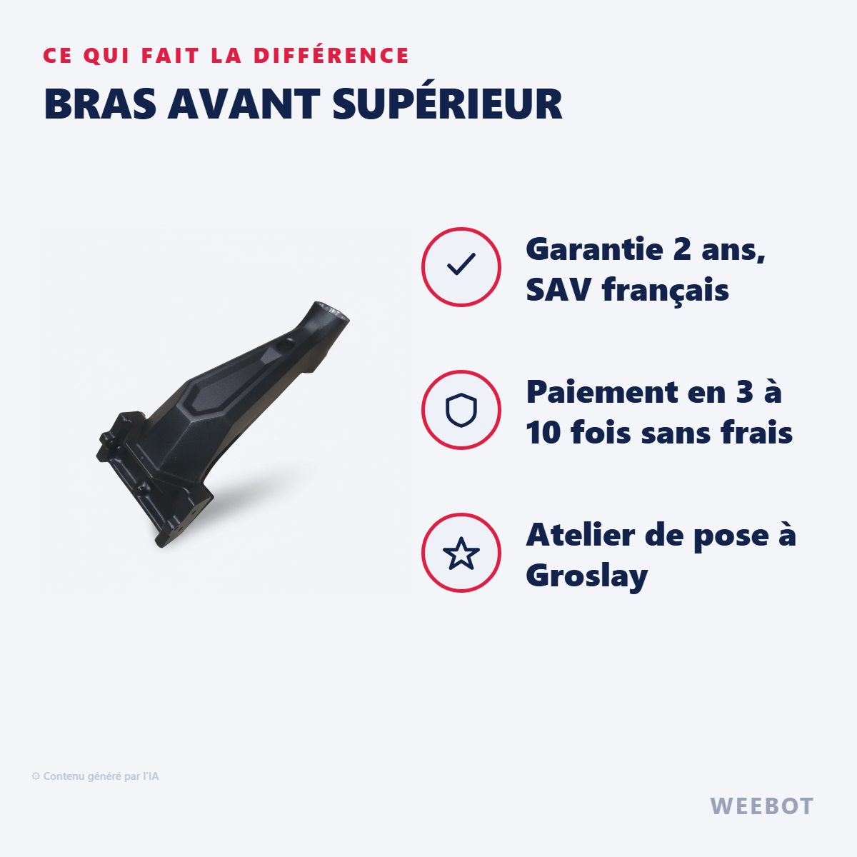 Bras Avant Supérieur : les points forts