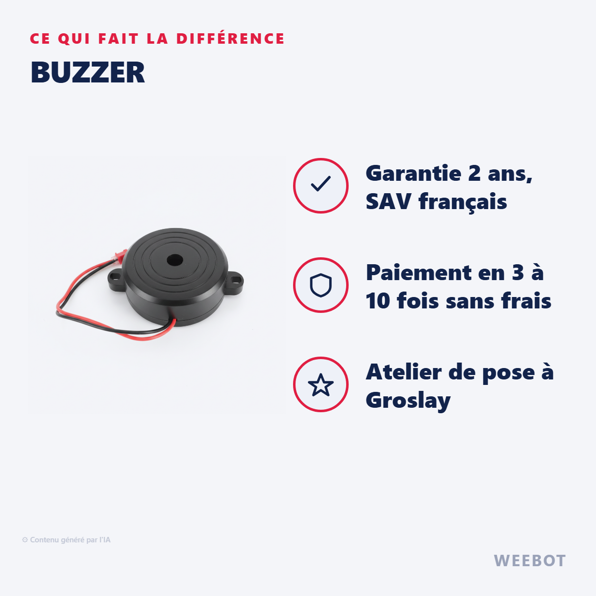 Buzzer : les points forts