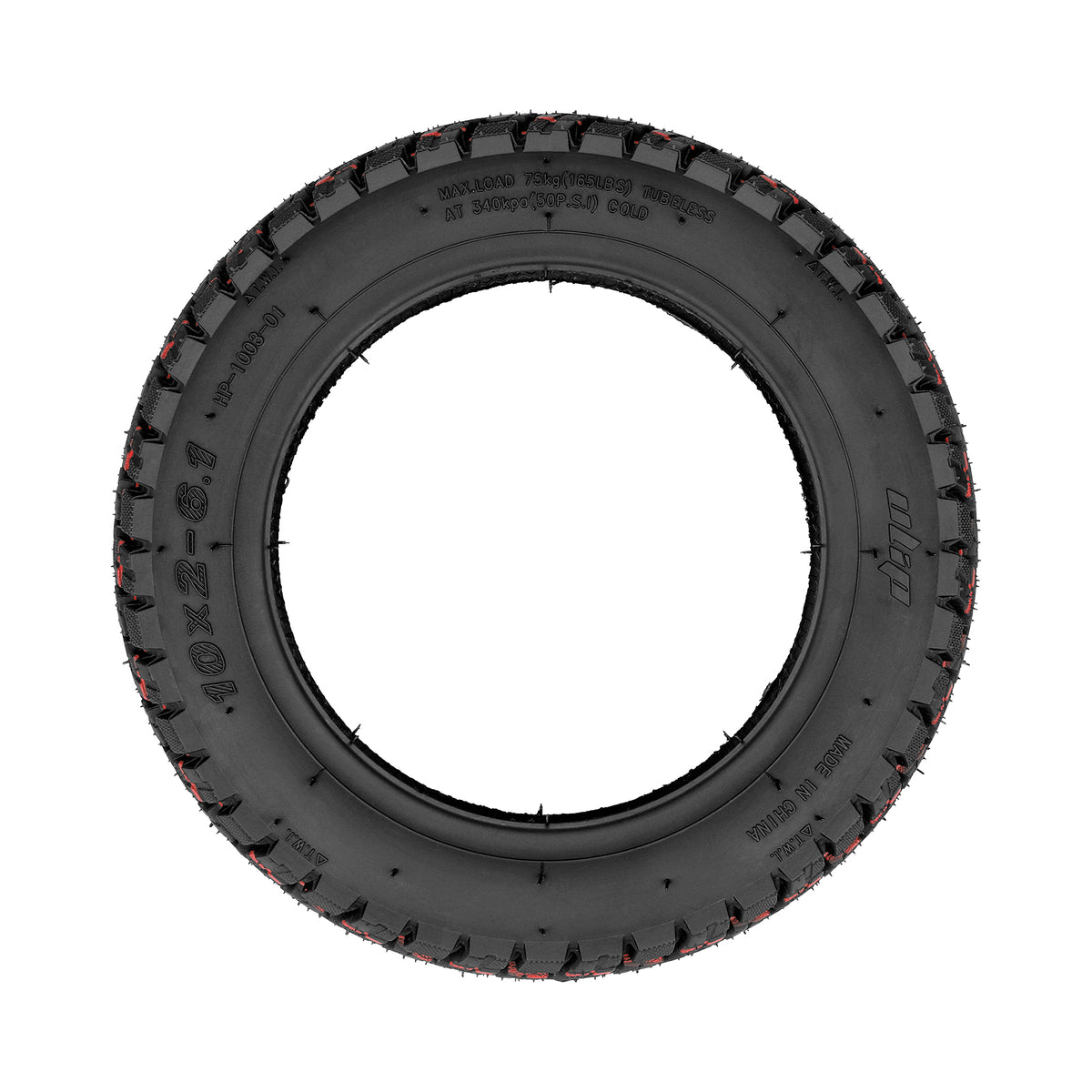 Pneu Tubeless Tout-Terrain 10 Pouces (10x2-6,1) Auto-Réparant avec Gel Anti-Crevaison, vue 4