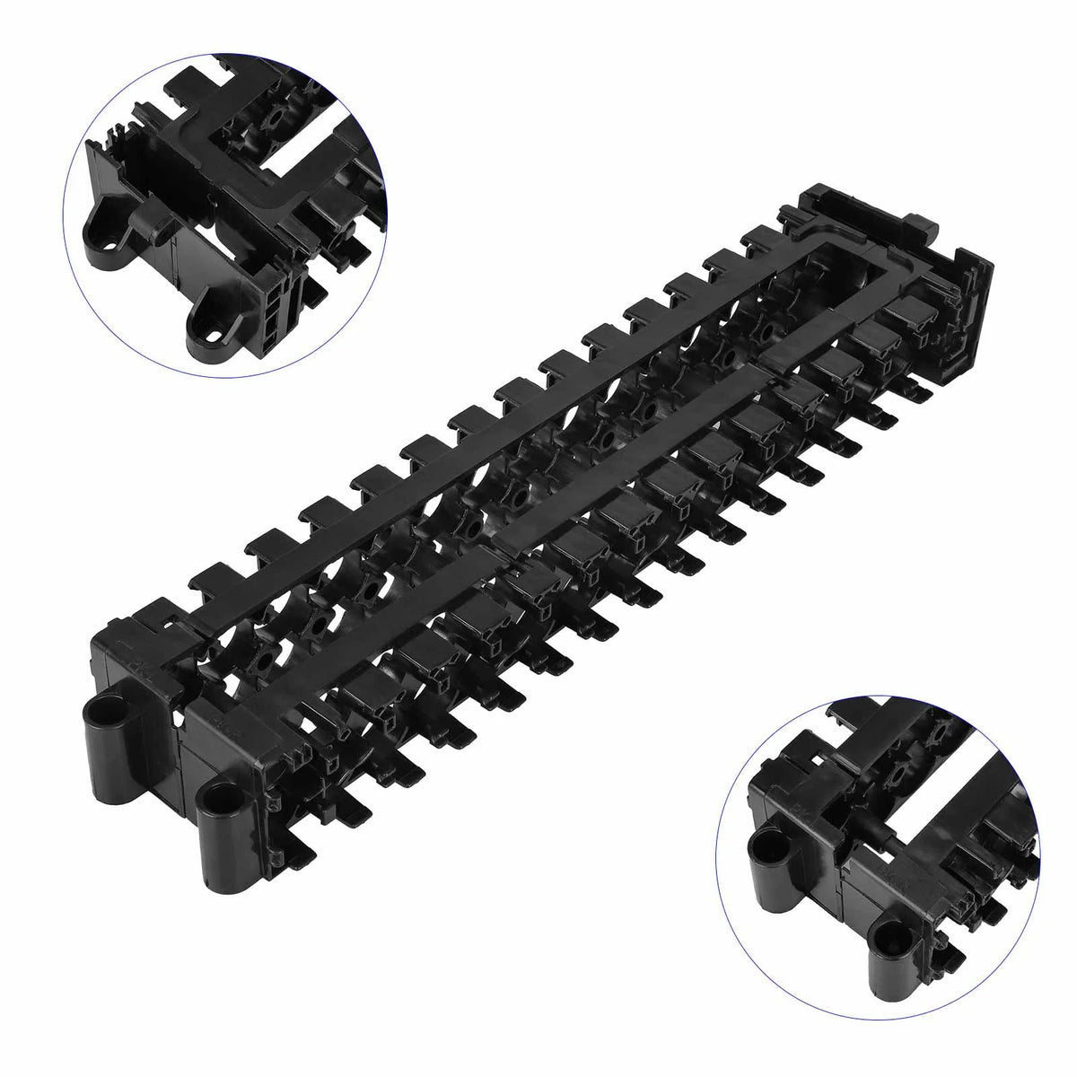 Support de batterie 18650 en plastique noir pour trottinette électrique