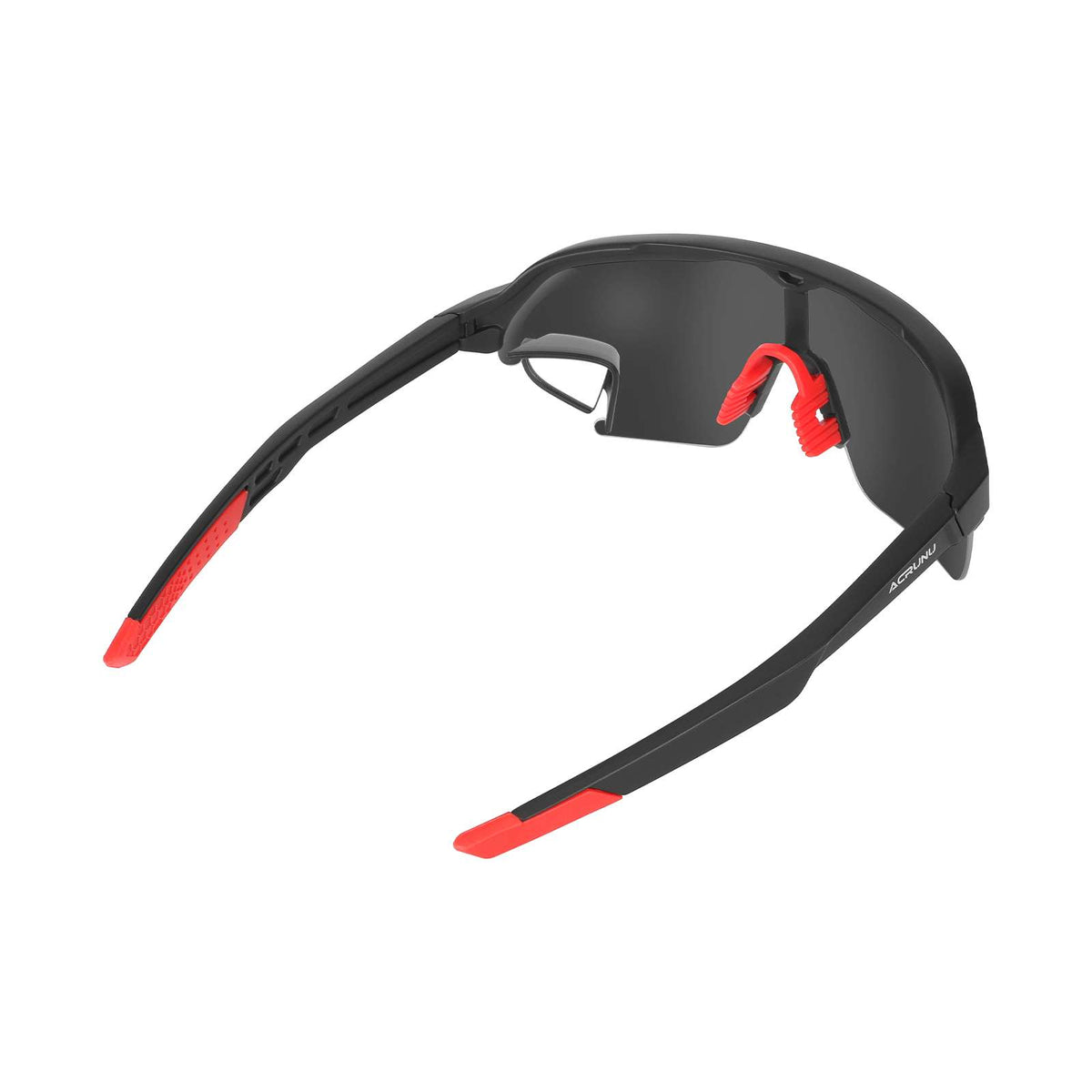 Lunettes de Cyclisme Photochromiques avec Rétroviseur Integré Rouge, vue 4