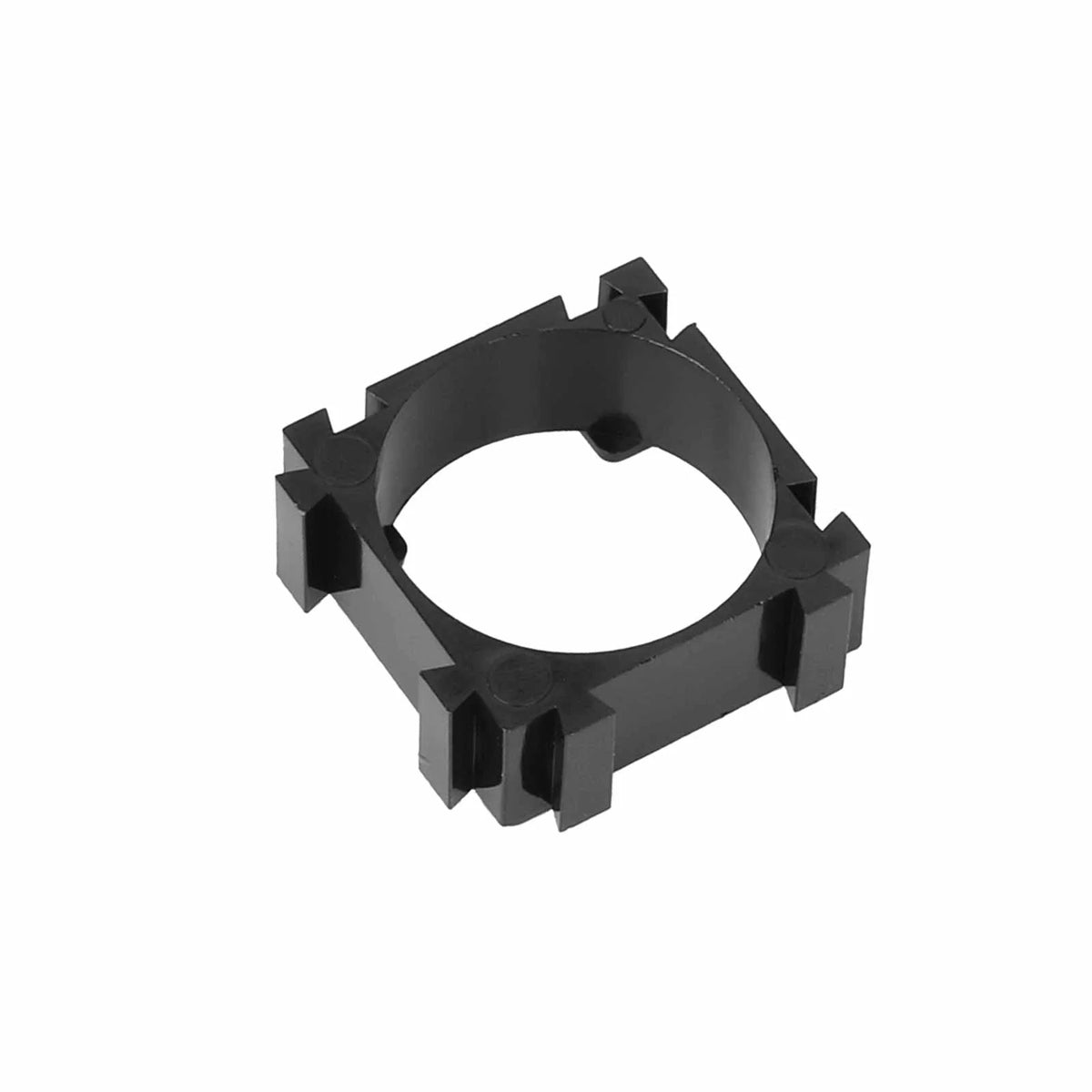Support de Cellule Batterie Lithium 18650 1x1 (18,4 mm) Noir, vue 3