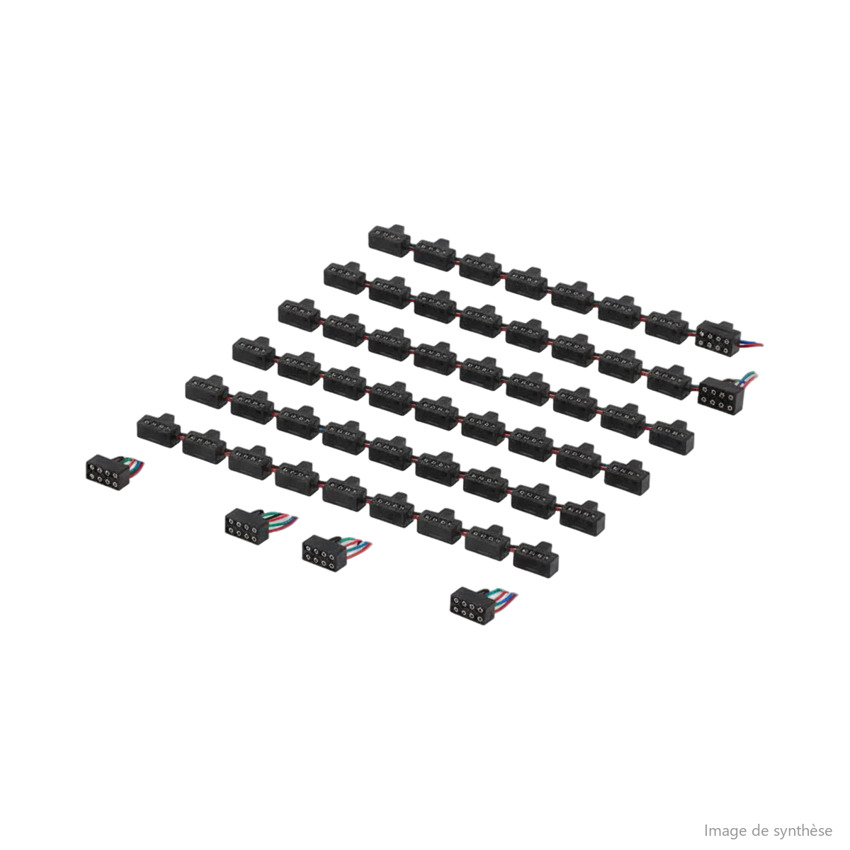 Image d'illustration — Câble Connecteur SM 4 Pins Femelle X50 pcs pour Trottinette Électrique