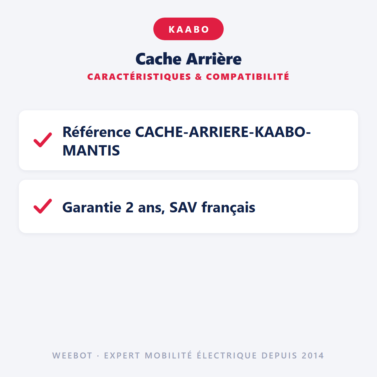 Cache Arrière : caractéristiques et compatibilité