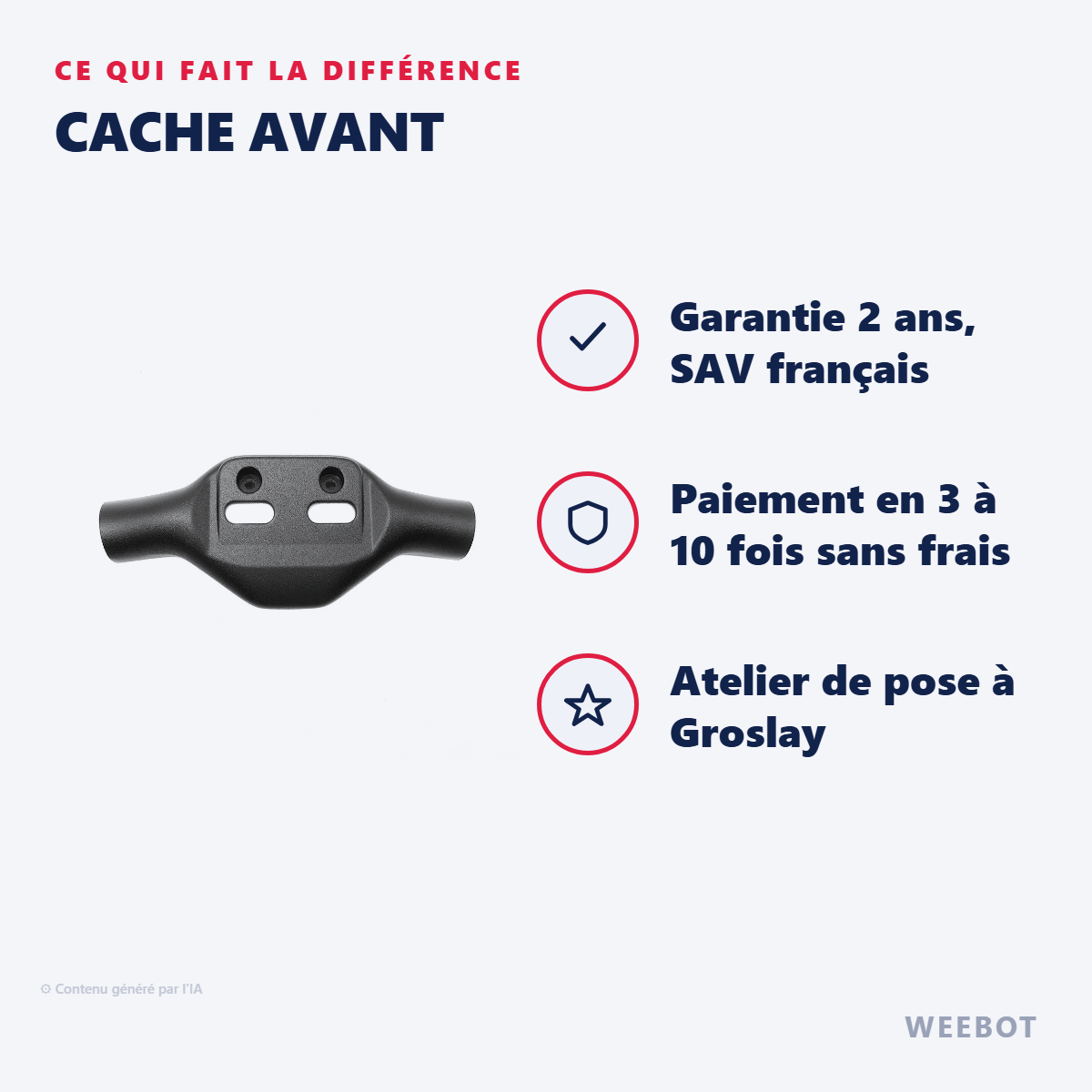 Cache Avant : les points forts