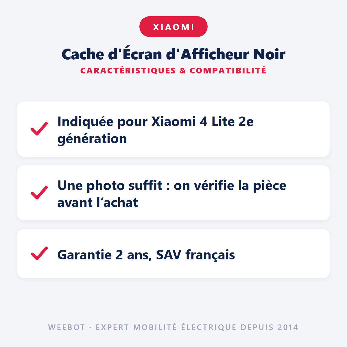 Cache d'Écran d'Afficheur Noir : caractéristiques et compatibilité
