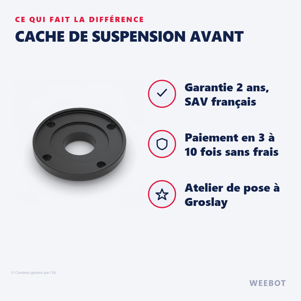 Cache de Suspension Avant : les points forts