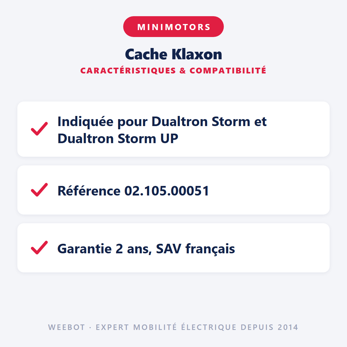 Cache Klaxon : caractéristiques et compatibilité