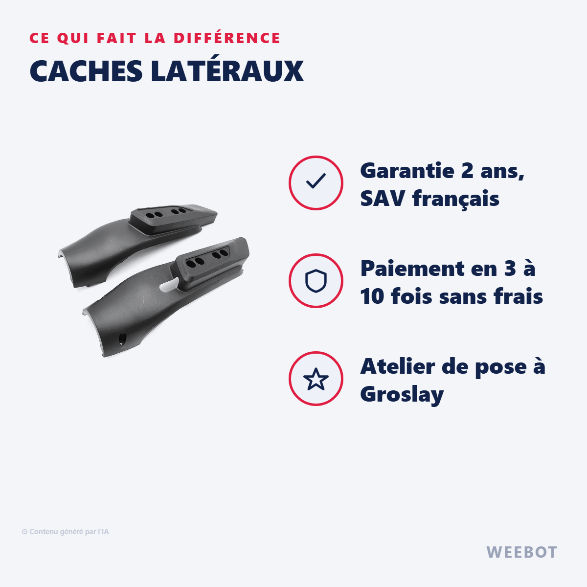 Caches Latéraux : les points forts