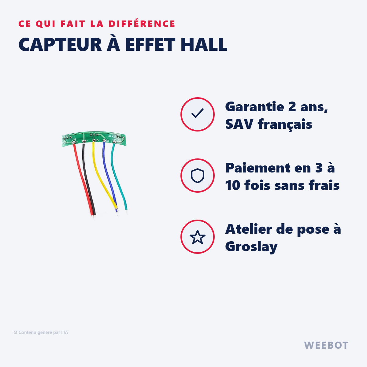 Capteur à Effet Hall : les points forts