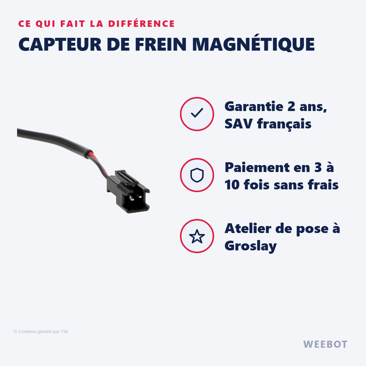 Capteur de Frein Magnétique : les points forts