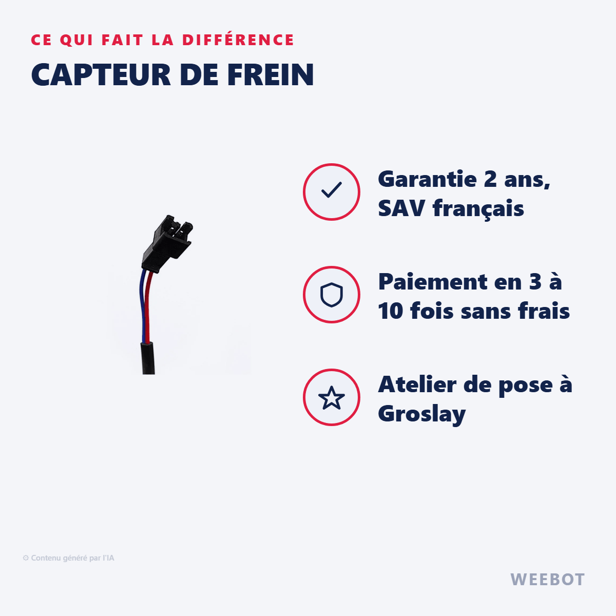 Capteur de Frein pour Trottinette Électrique Dualtron DT3 - Weebot
