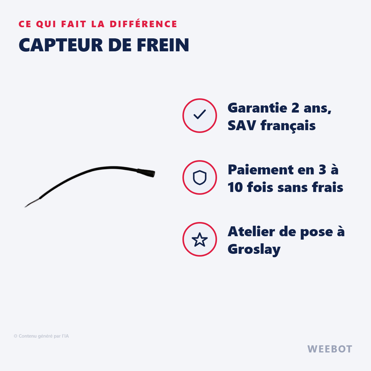Capteur de Frein pour Trottinette Électrique Dualtron Togo - Weebot