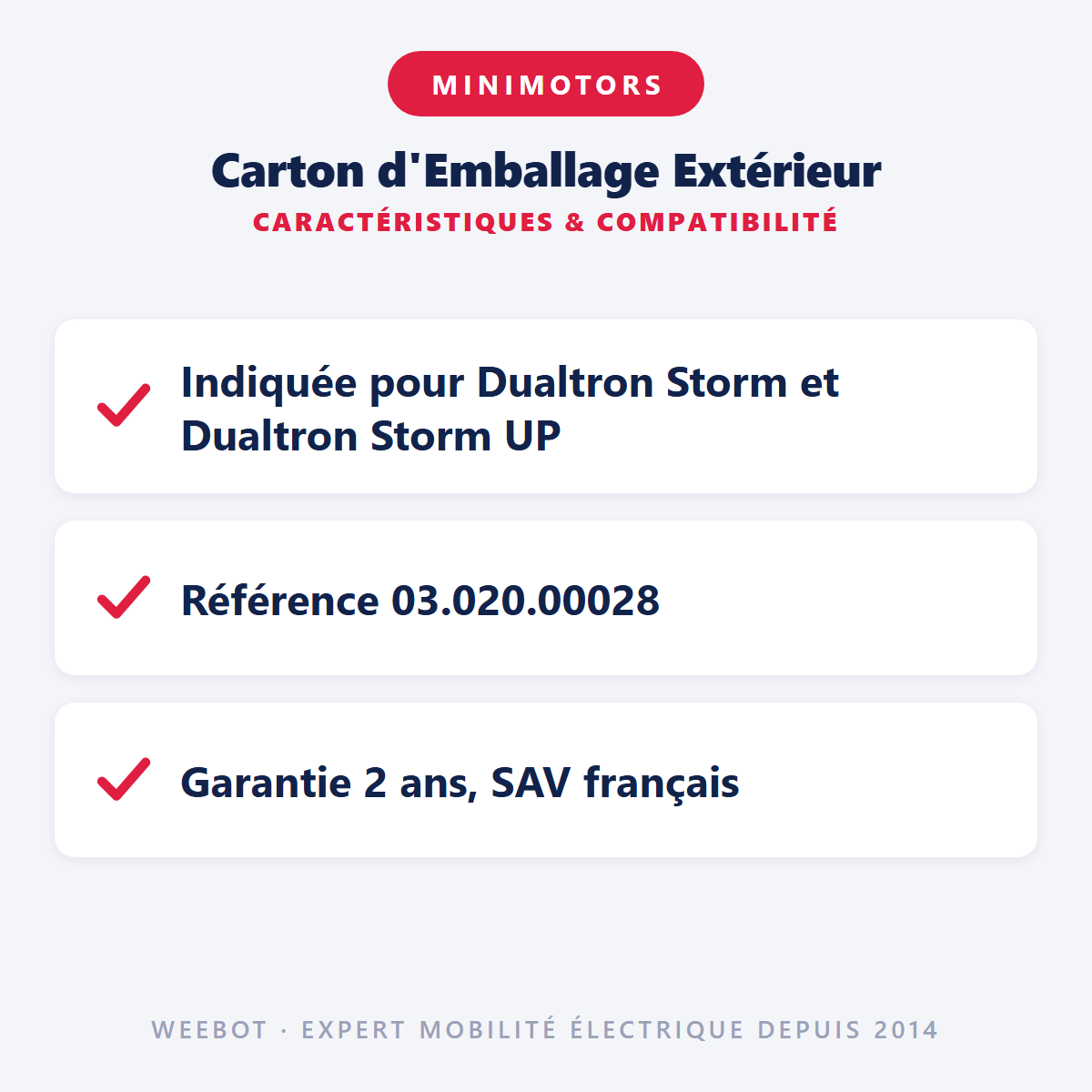 Carton d'Emballage Extérieur : caractéristiques et compatibilité