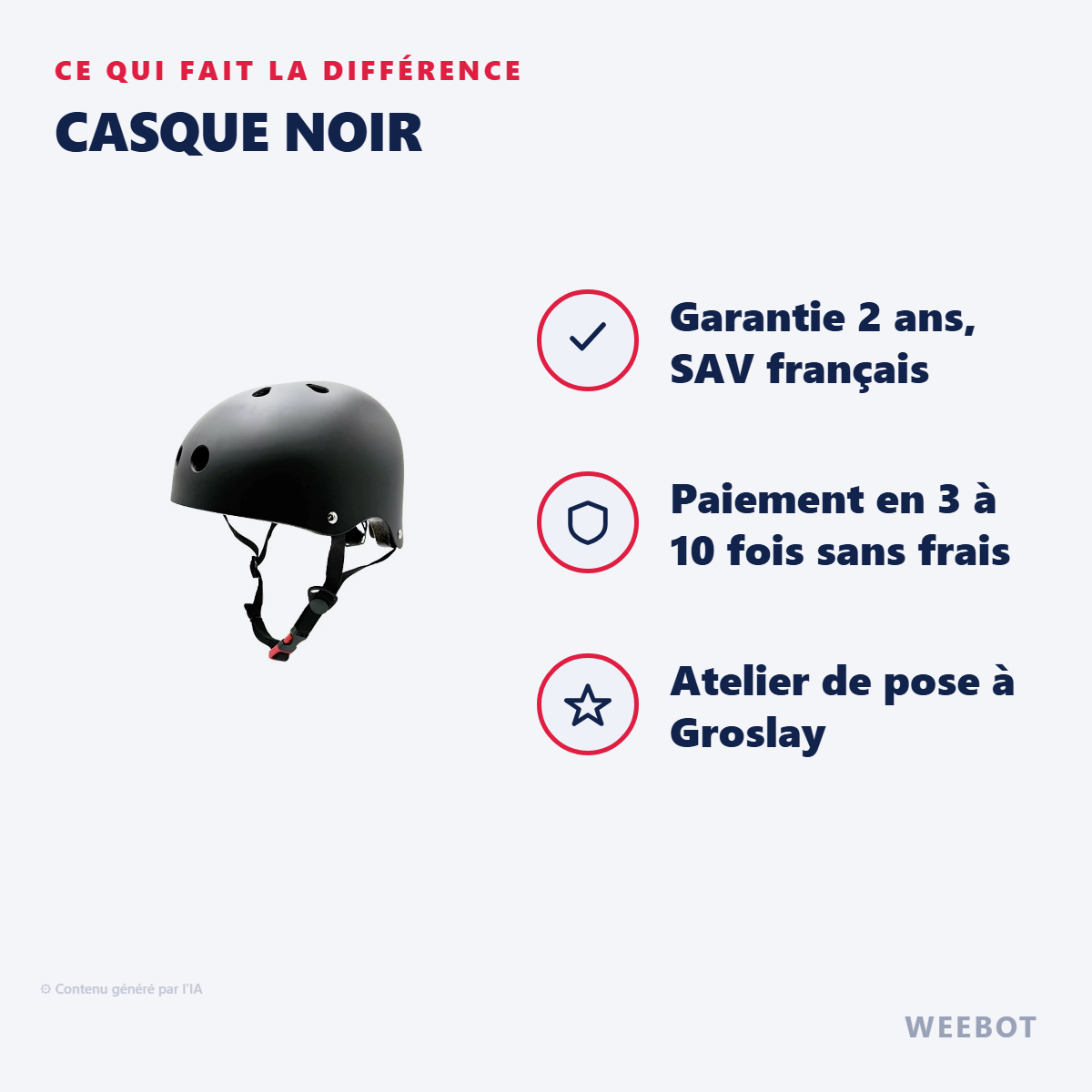 Casque Noir : les points forts