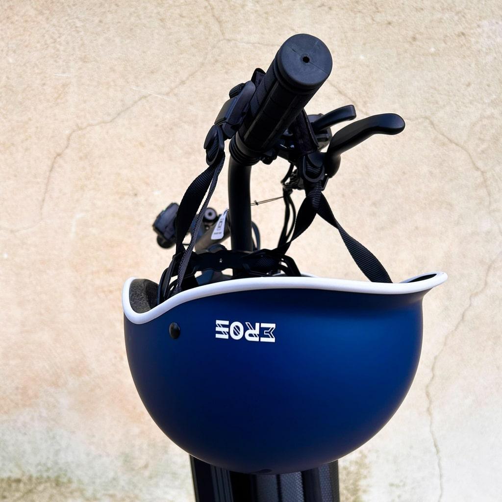 Casque Eroz Vintage Collection pour Trottinette Electrique et Vélo (Bleu/Noir) - Weebot