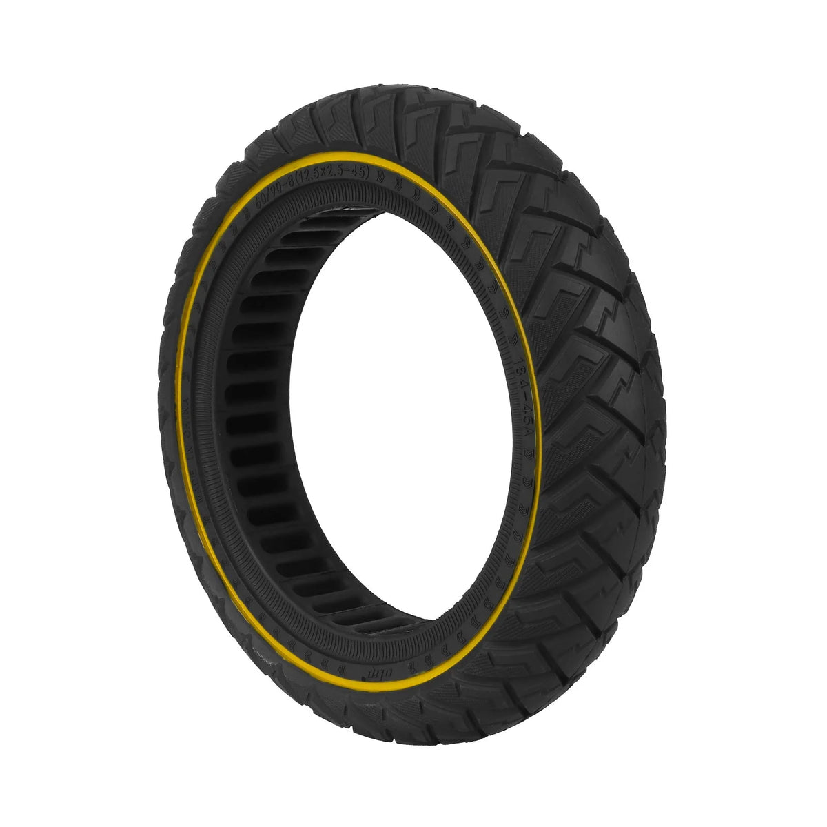 Pneu Plein Tout-Terrain 12 Pouces (60/90-8 - 12,5x2,5-45) Jaune