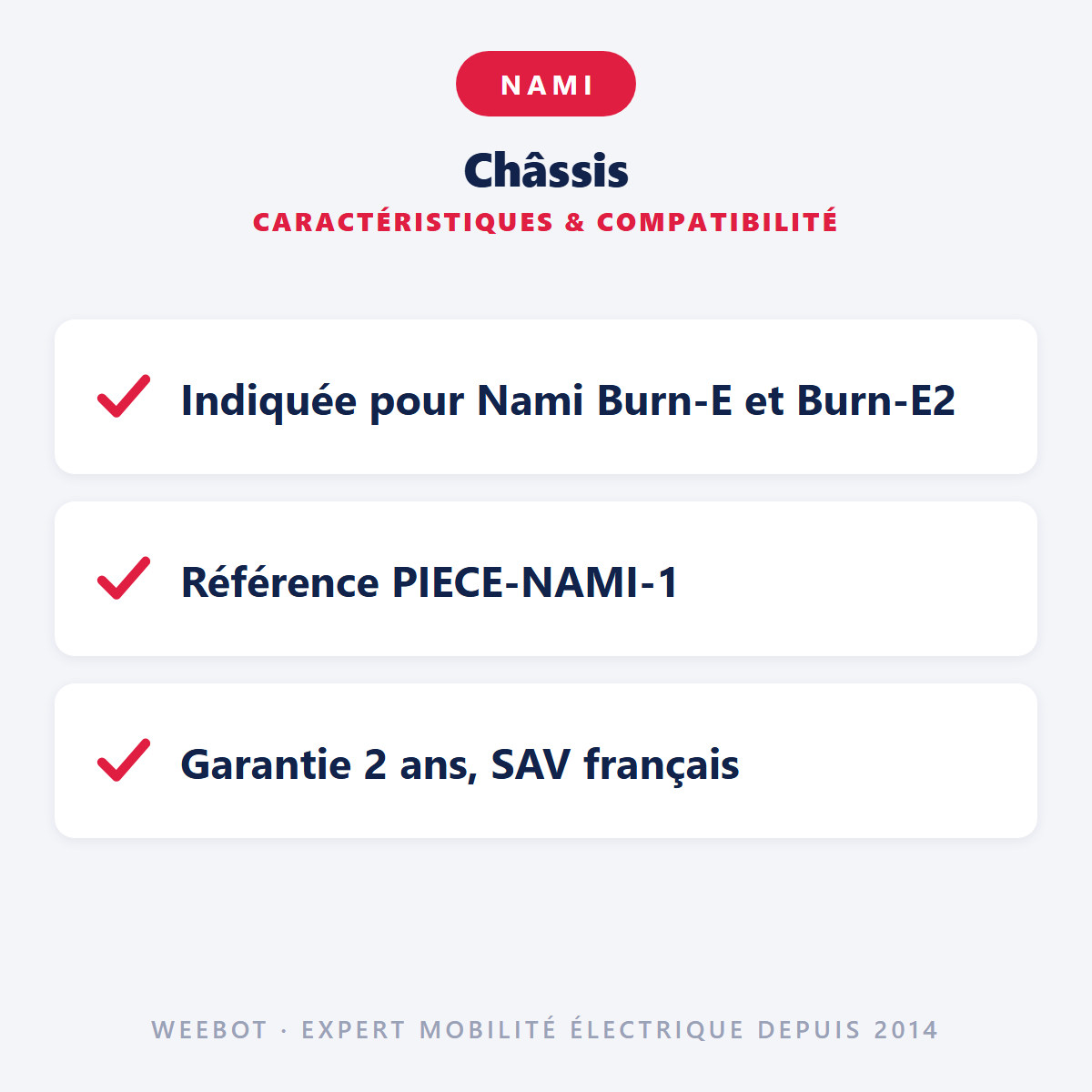 Châssis : caractéristiques et compatibilité