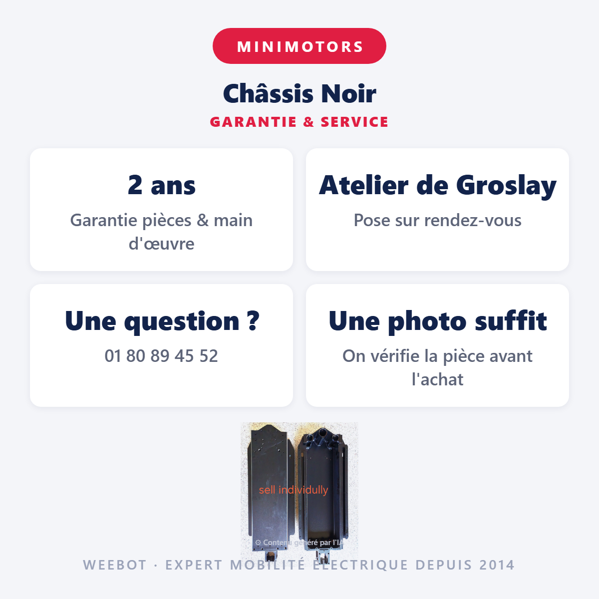 Châssis Noir : garantie 2 ans et service après-vente