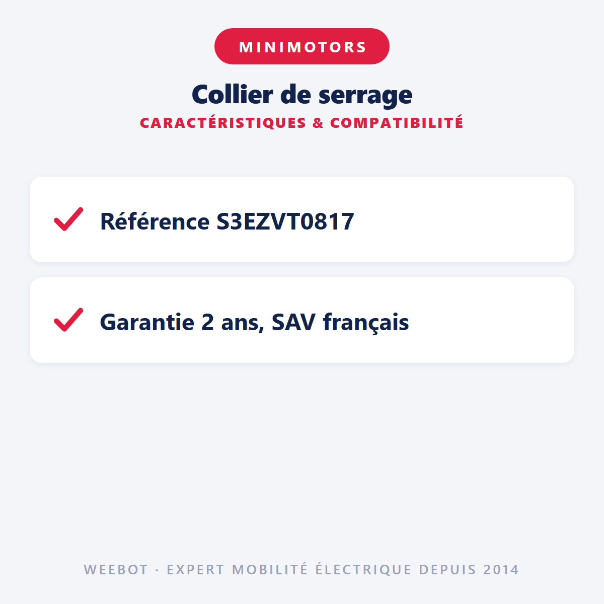 Collier de serrage : caractéristiques et compatibilité