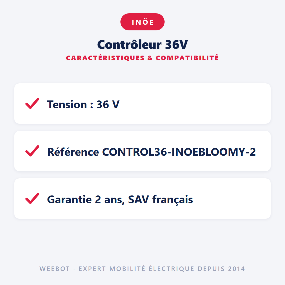 Contrôleur 36V : caractéristiques et compatibilité