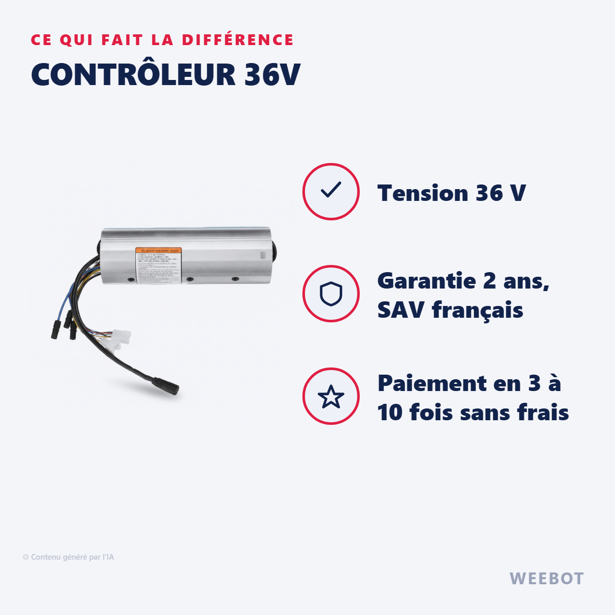 Contrôleur 36V : les points forts
