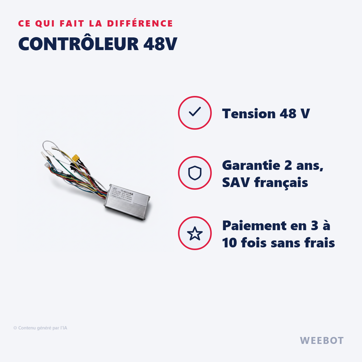 Contrôleur 48v : les points forts