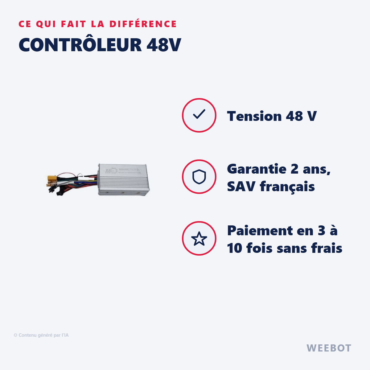 Contrôleur 48V : les points forts